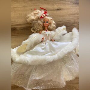 1989 Happy Holidays Barbie Doll Special Edition Vtg Mattel #3523